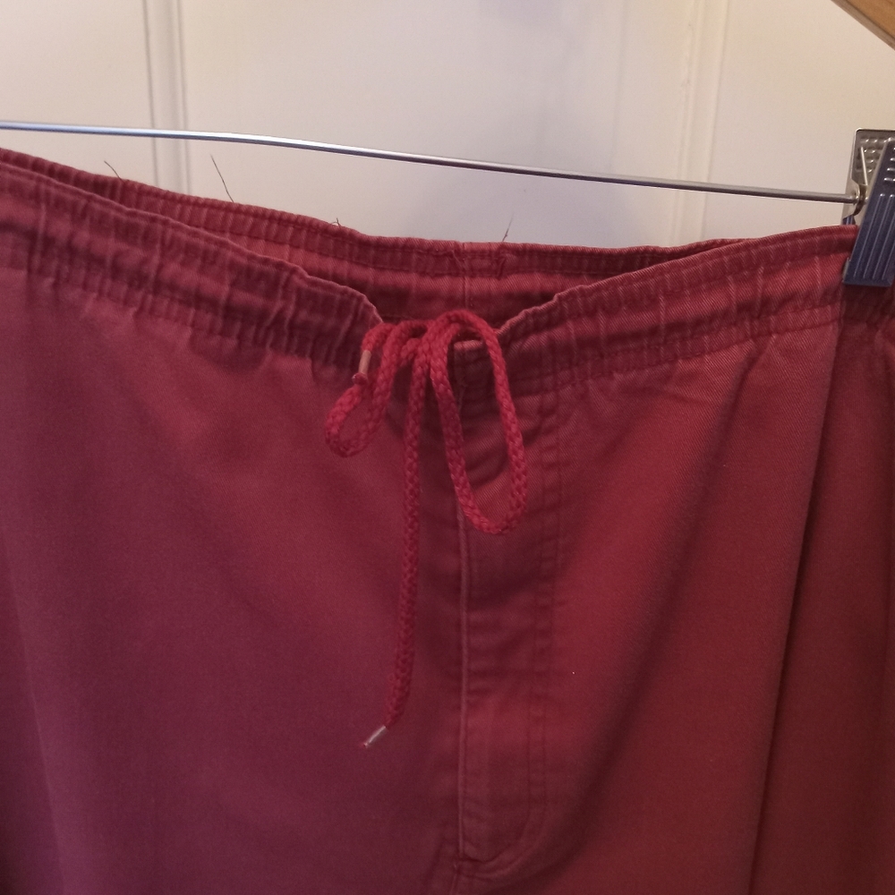 MEN'S  RED WORK PANTS FOR ALL THOSE PROJECTS AROUND THE HOUSE.  2XL